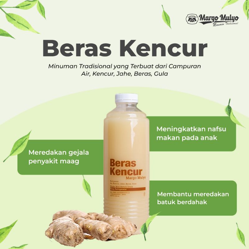 

Beras Kencur Margo Mulyo - Jamu - Minuman Tradisional 500 ml