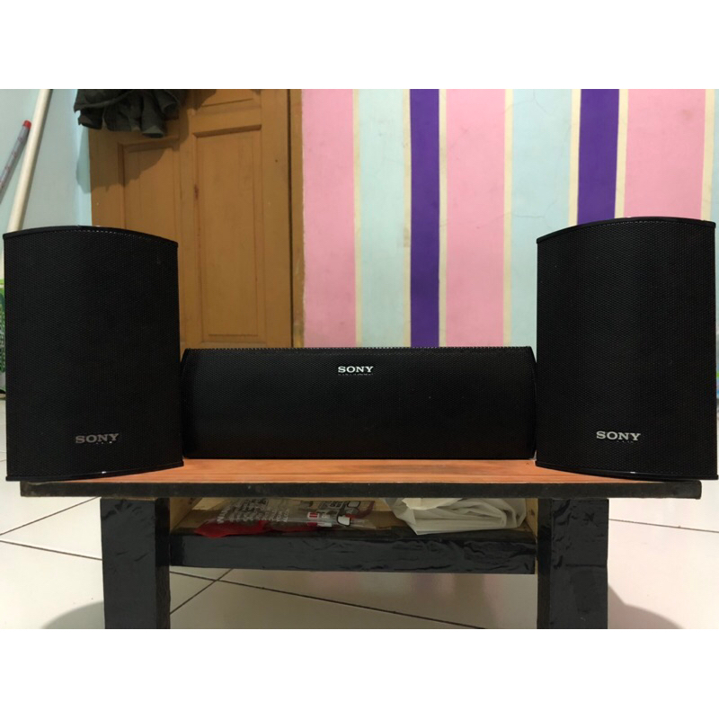 Speaker pasif Sony bekas home theater Sony SS-TC111 suara norma jernih fisik mulus