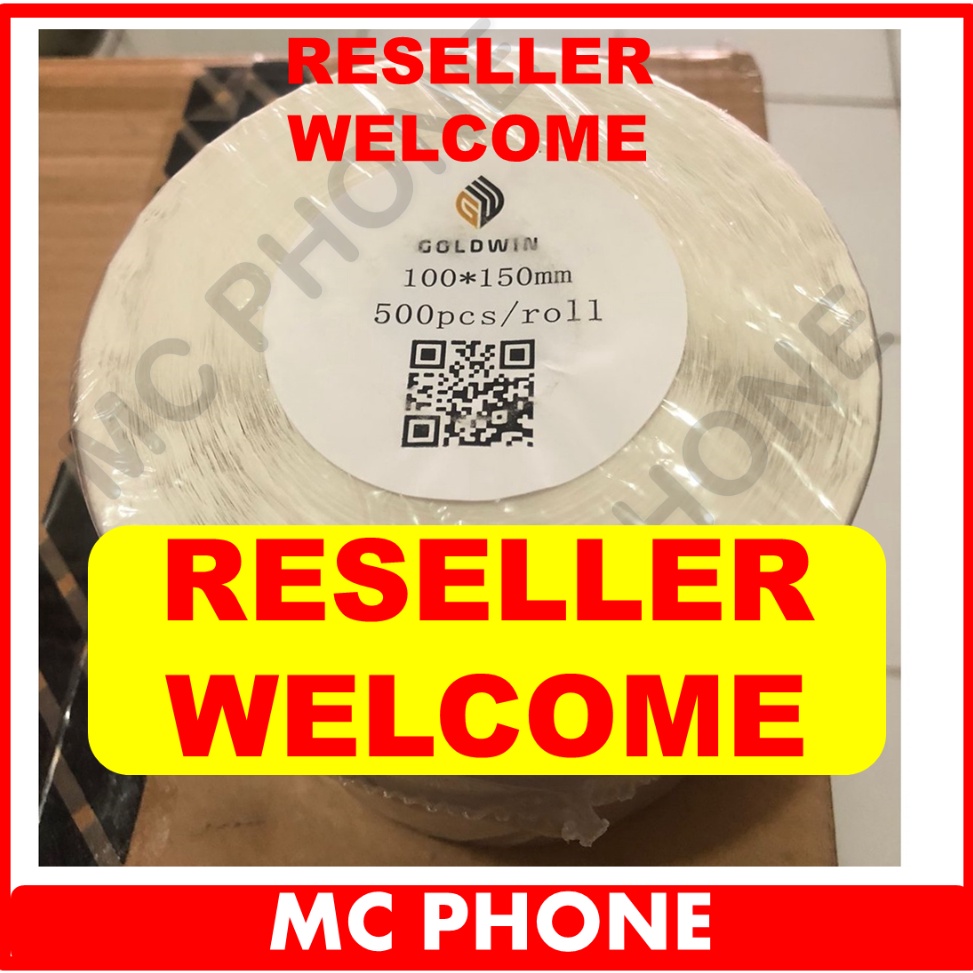 

Kertas Label Stiker Resi Thermal 1x15 mm 1x15cm 5pcs Merk Goldwin ART J6B9