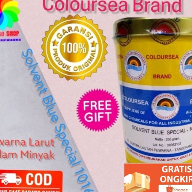 

Extra Pewarna Minyak Berwarna Biru Larut Minyak Soent Blue 11636 Oil Soluble Coloursea Brand