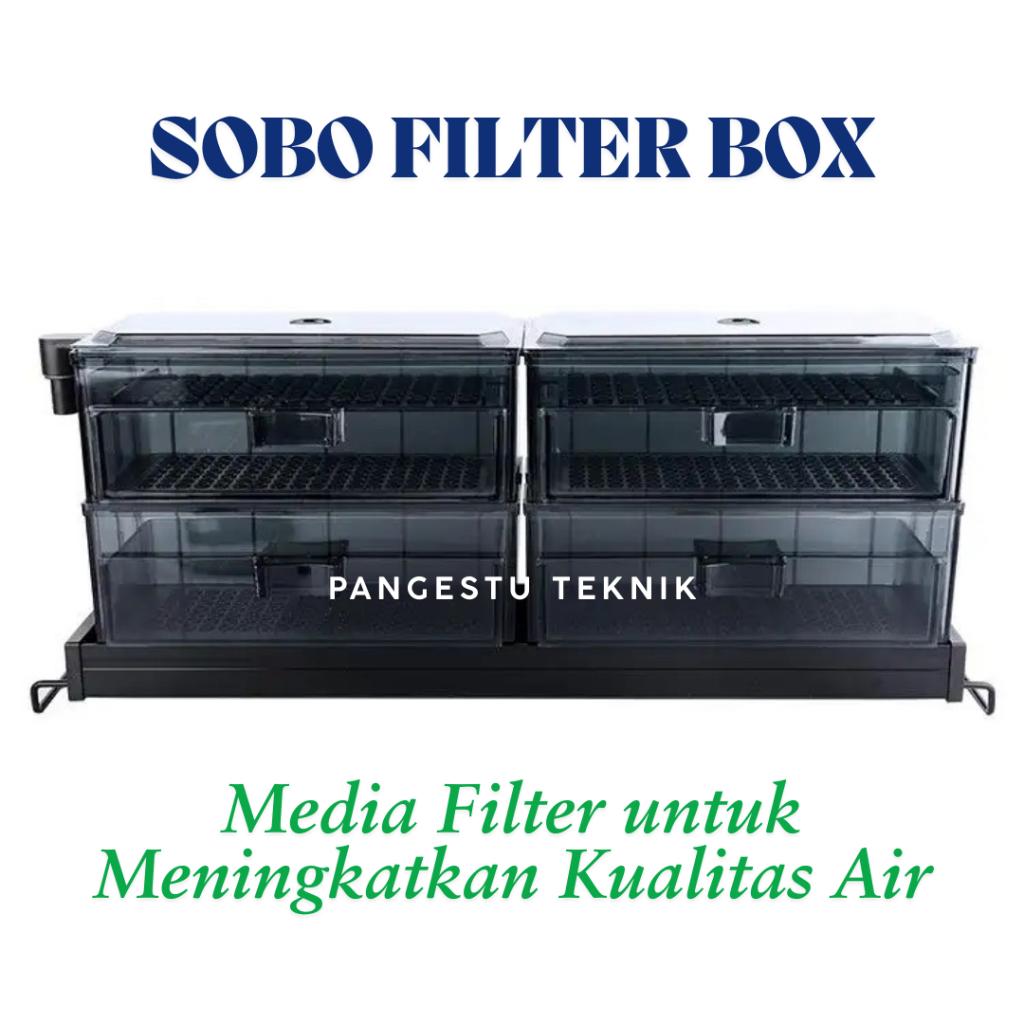 NEW SOBO Filter Box 30-100CM Trickle Akuarium Atas / FA 30 FA 60 FA 90 / F30 F60 F90 SOBO Box Top
