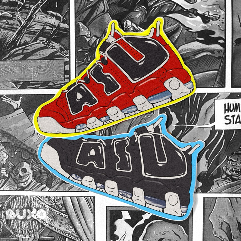 

buxo - SNEAKERS ASU vinyl sticker / sticker film movie series lucu