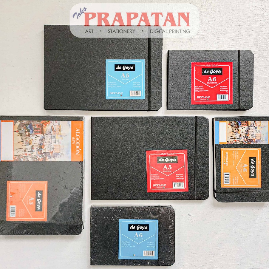 

KI3 De Goya Stitch Watercolor Book Buku Cat Air