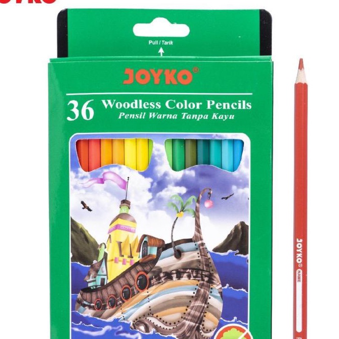 

Wow Pensil Warna Joyko 36 Panjang 122 1set