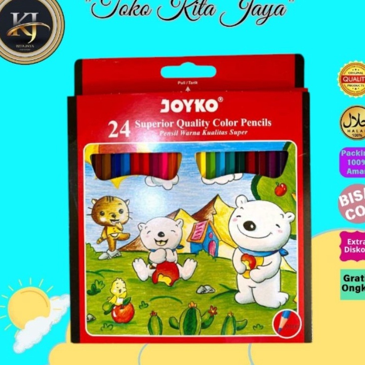 

KP8 Pensil 24 Warna Panjang Joyko