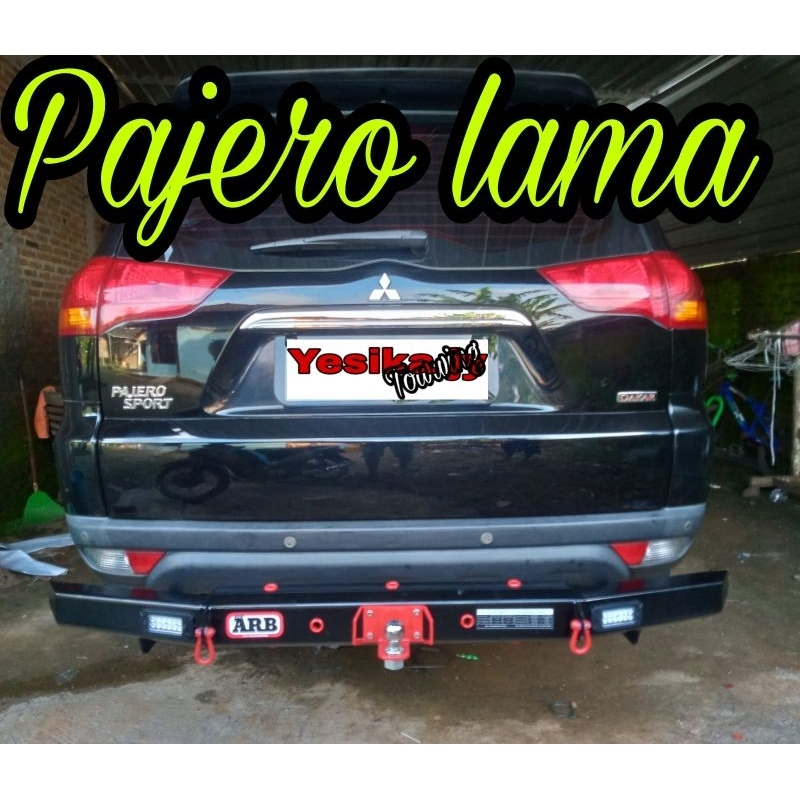 BEMPER ARB TOWWING OFFROAD CASTEM LED+KNOK DOWN MERAH