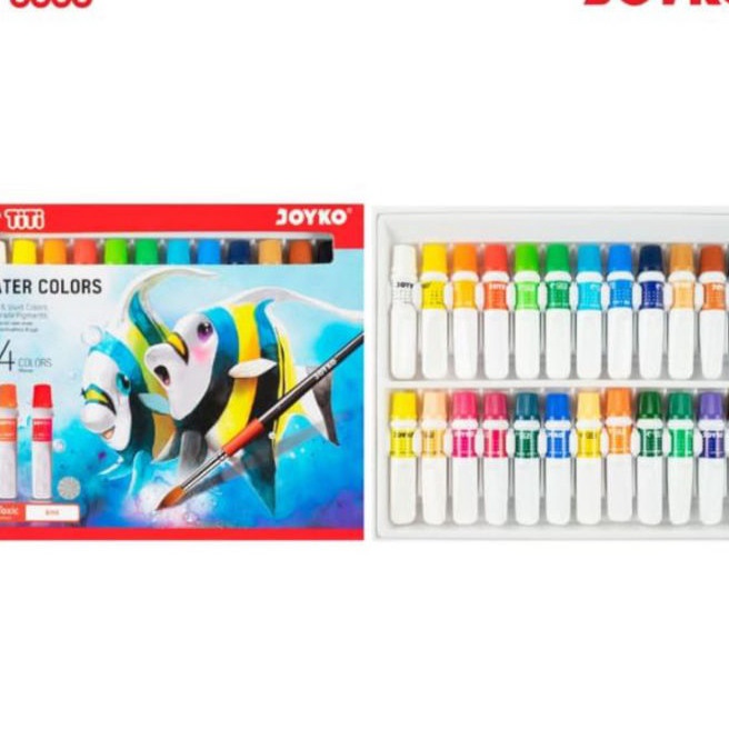 

KI3 JOYKO TITI 24 WATERCOLOUR PAINT CAT AIR 24 WARNA JOYKO WAC6ML24