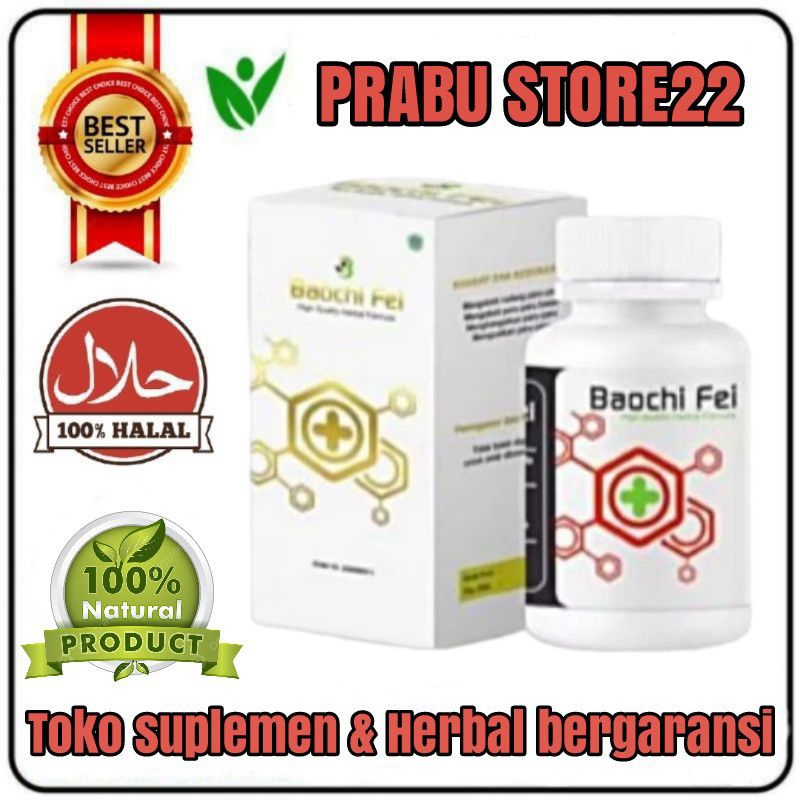 BAOCHI FEI KAPSUL OBAT PARU-PARU herbal ORIGINAL