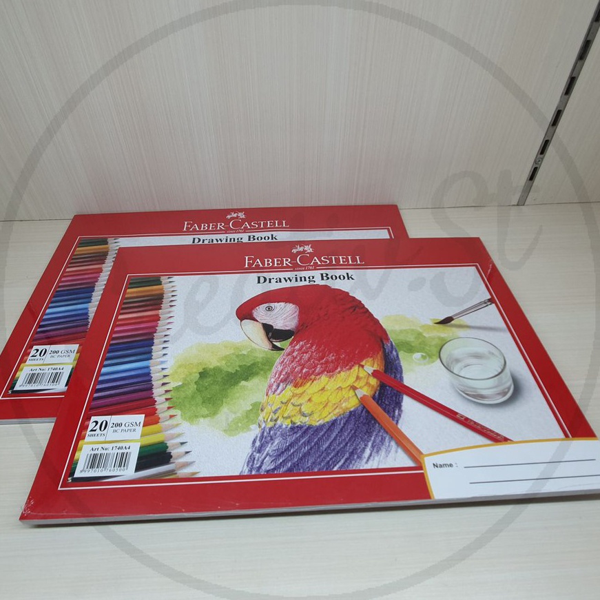 

HJ6 FABER CASTELL Sketch Book Drawing Book A4 Buku Sketsa 21 Cm X 3 Cm