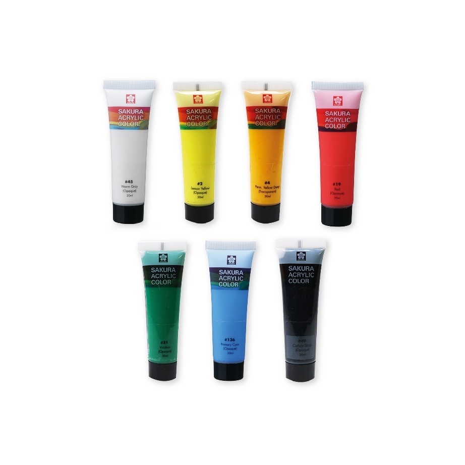 

Hemat Sakura 2ml Acrylic Color Paint 12