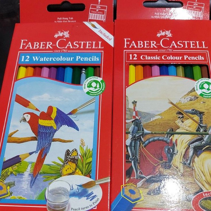 

KP8 FaberCastell 12 Colours Pencils