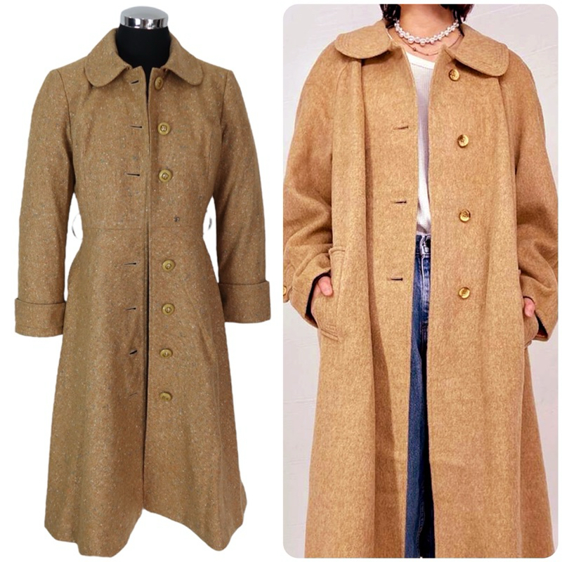 Women premium coat in mustard brand My rivers made in japan
