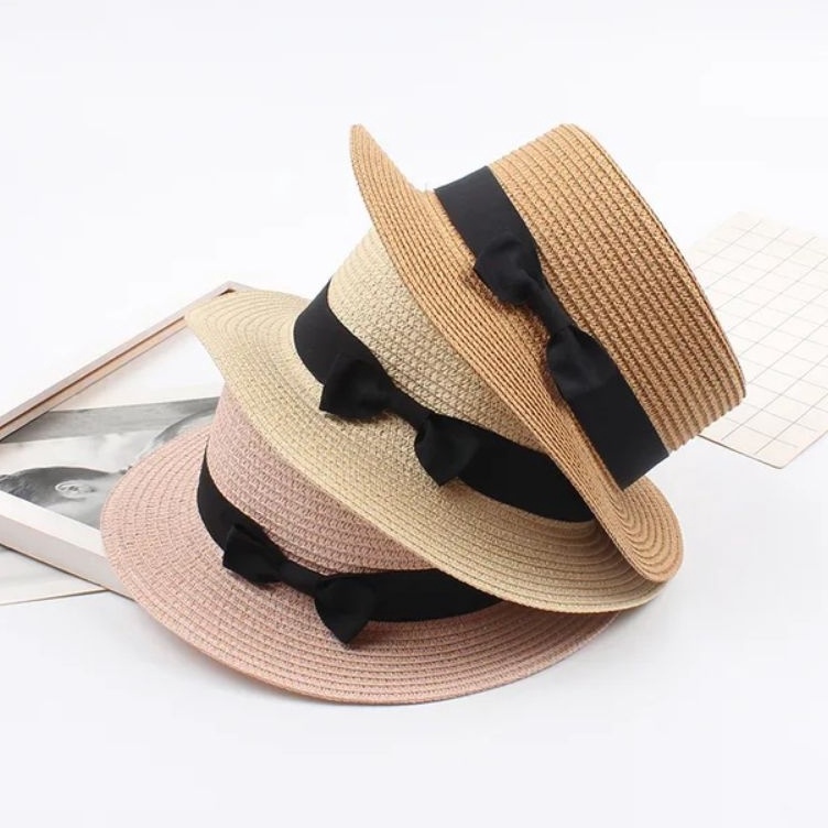 Borong Hemat  Topi boater IMPORT Anak  Dewasa