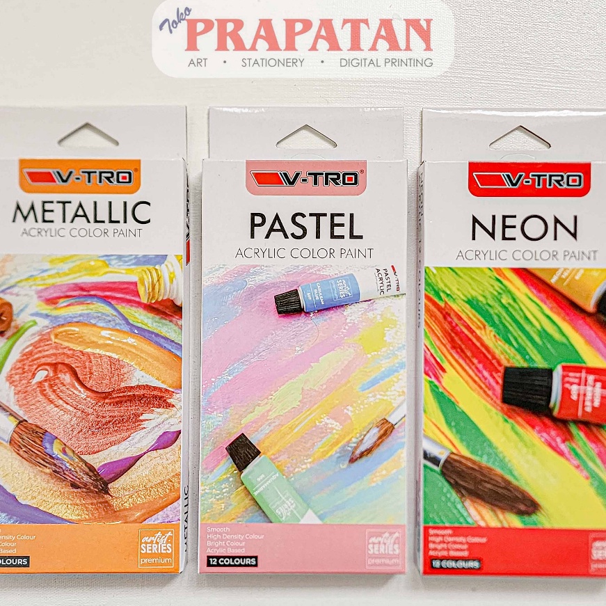 

Terkini Cat Akrilik Set VTRO AC126 VTRO Acrylic Set