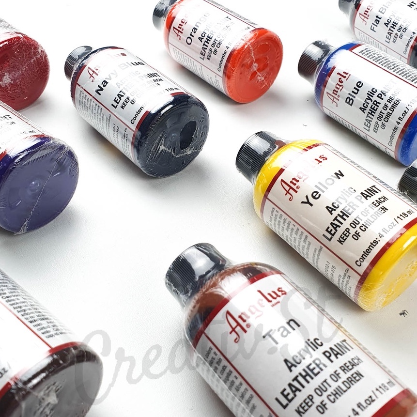 

FG2 ANGELUS Acrylic Leather Paint 4Oz 118Ml Cat Sepatu Kulit Midsole