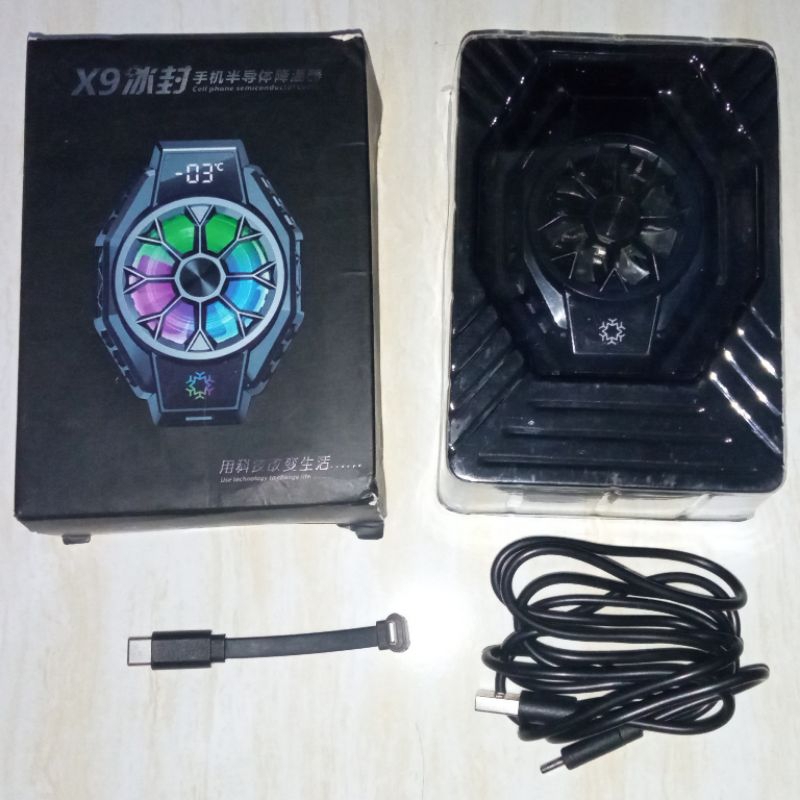 Pendingin hp fan cooler X9 Handphone gaming X9 digital