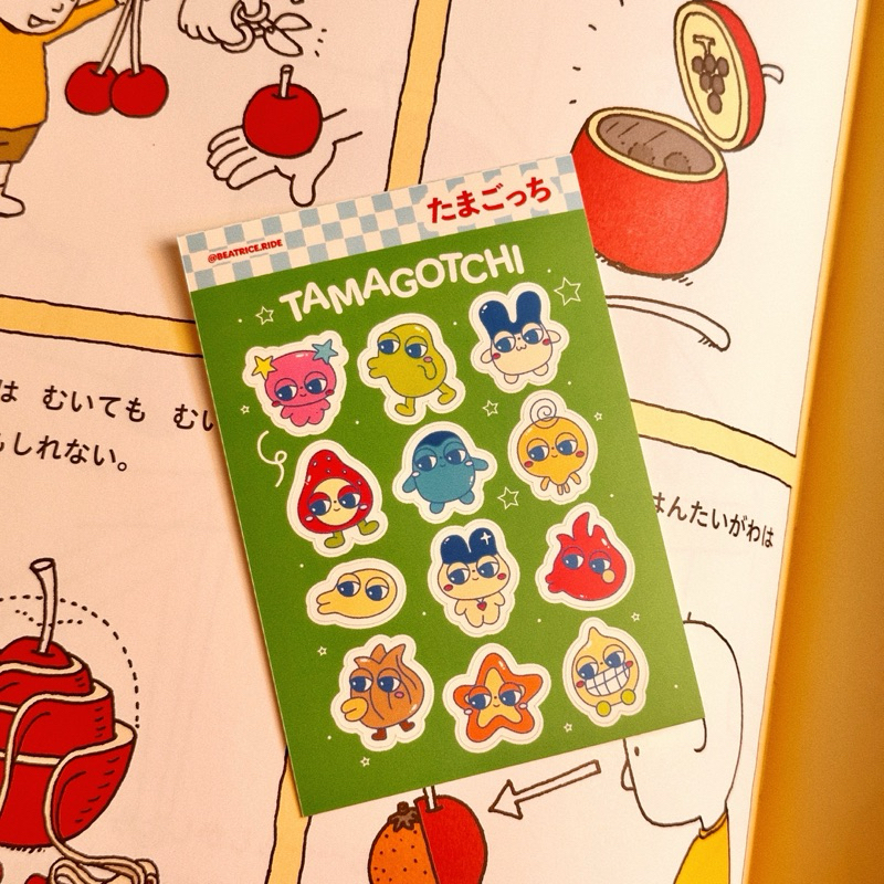 

tamagotchi sticker sheet | sticker tamagotchi by beatrice.ride