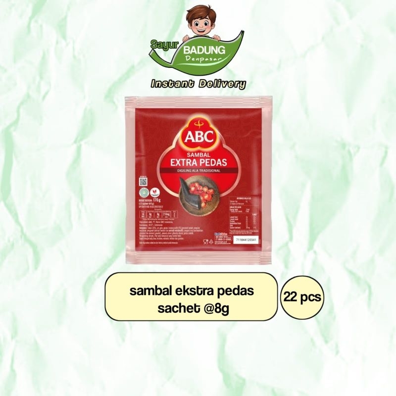 

Saos sambal & Tomat sachet isi 22s' _ Instan badung