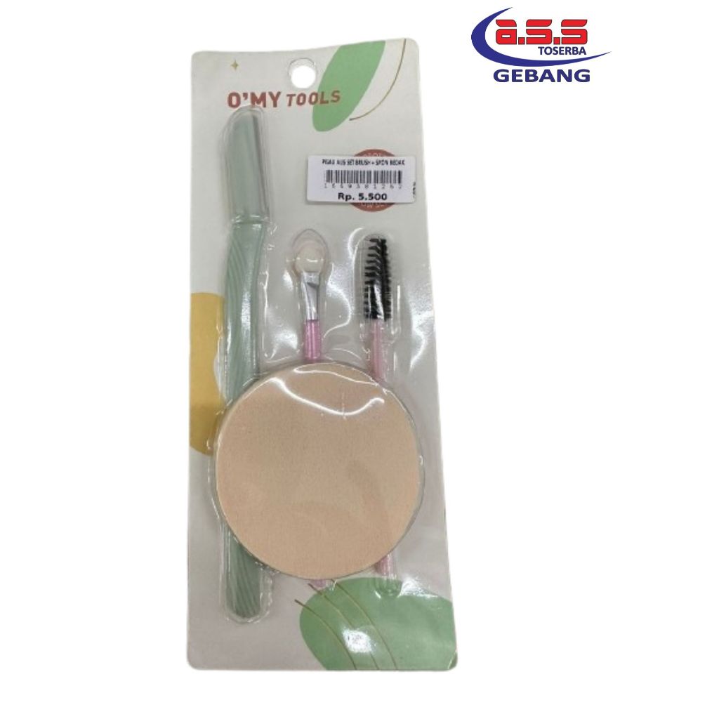 PISAU ALIS SET BRUSH DAN SPON BEDAK MURAH