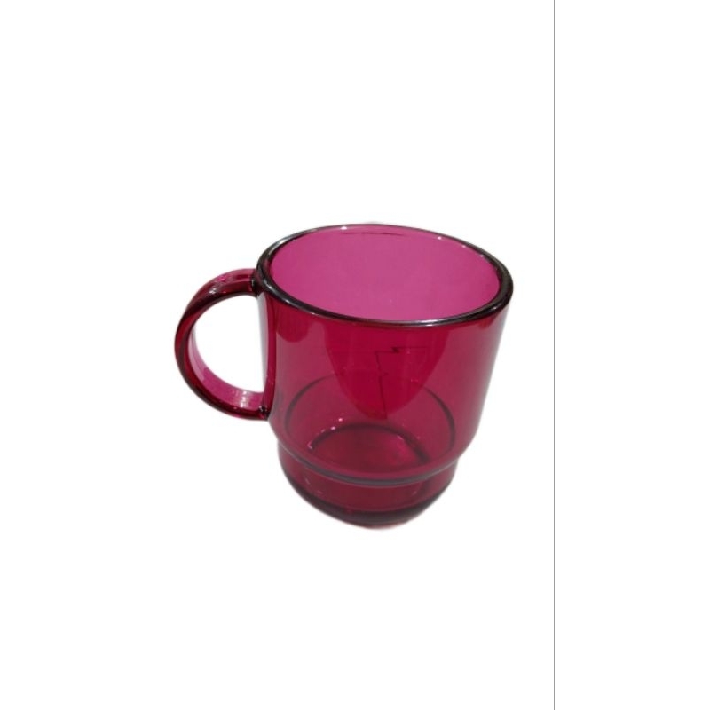 Clear mug tupperware / cangkir,gelas