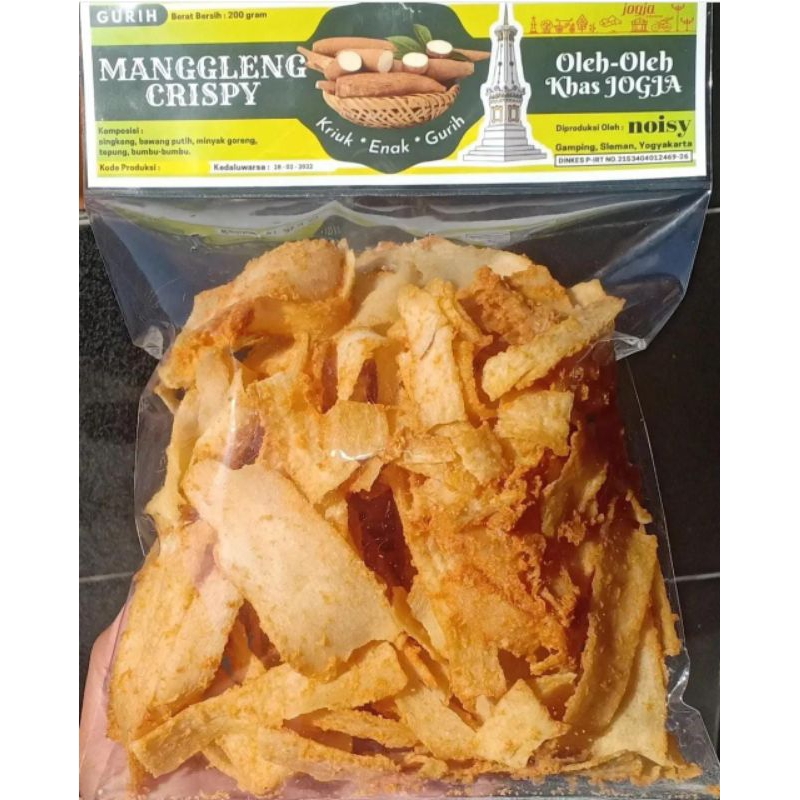 

Manggleng Crispy Oleh - Oleh Khas Jogja Asli Gunungkidul