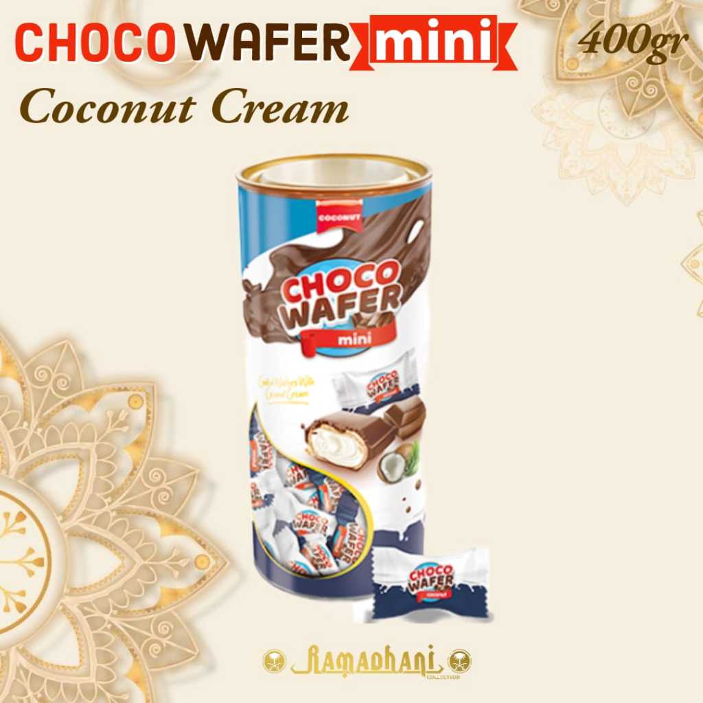 

Choco Wafer Mini Coated Wafers With Coconut Cream 400gr