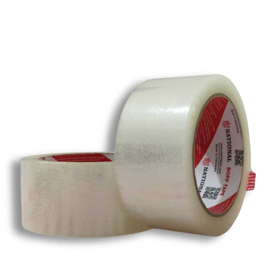 

LAKBAN NACHI NATIONAL BOPP 48MM X 100 YARDS LAKBAN PACKING TERMURAH LAKBAN BESAR BENING COKELAT