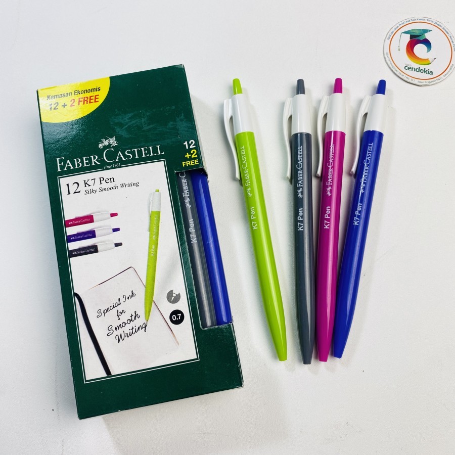 

Pulpen FABER CASTELL K7 Hitam 0.7mm - 1 pcs