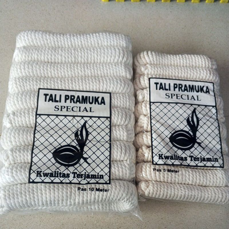 

Tali Pramuka serat 5/10 M real tekuk 10 biji (promo)