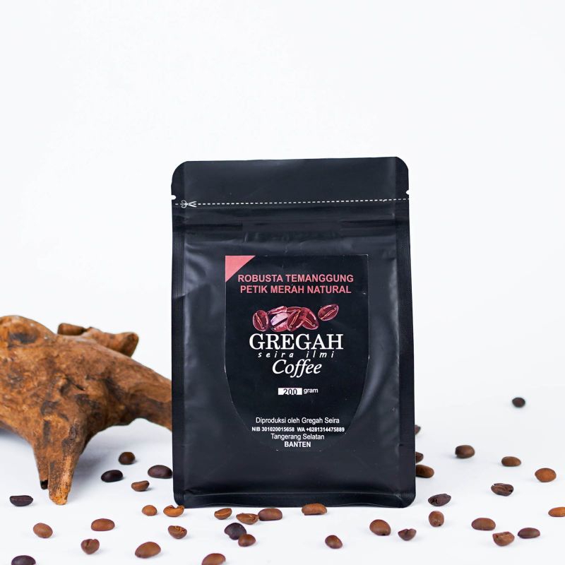 

Kopi Robusta Petik Merah Temanggung Gregah Coffee