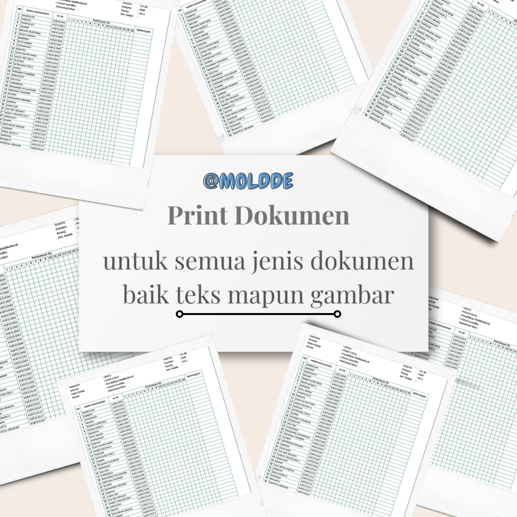 

Print Dokumen 1pcs