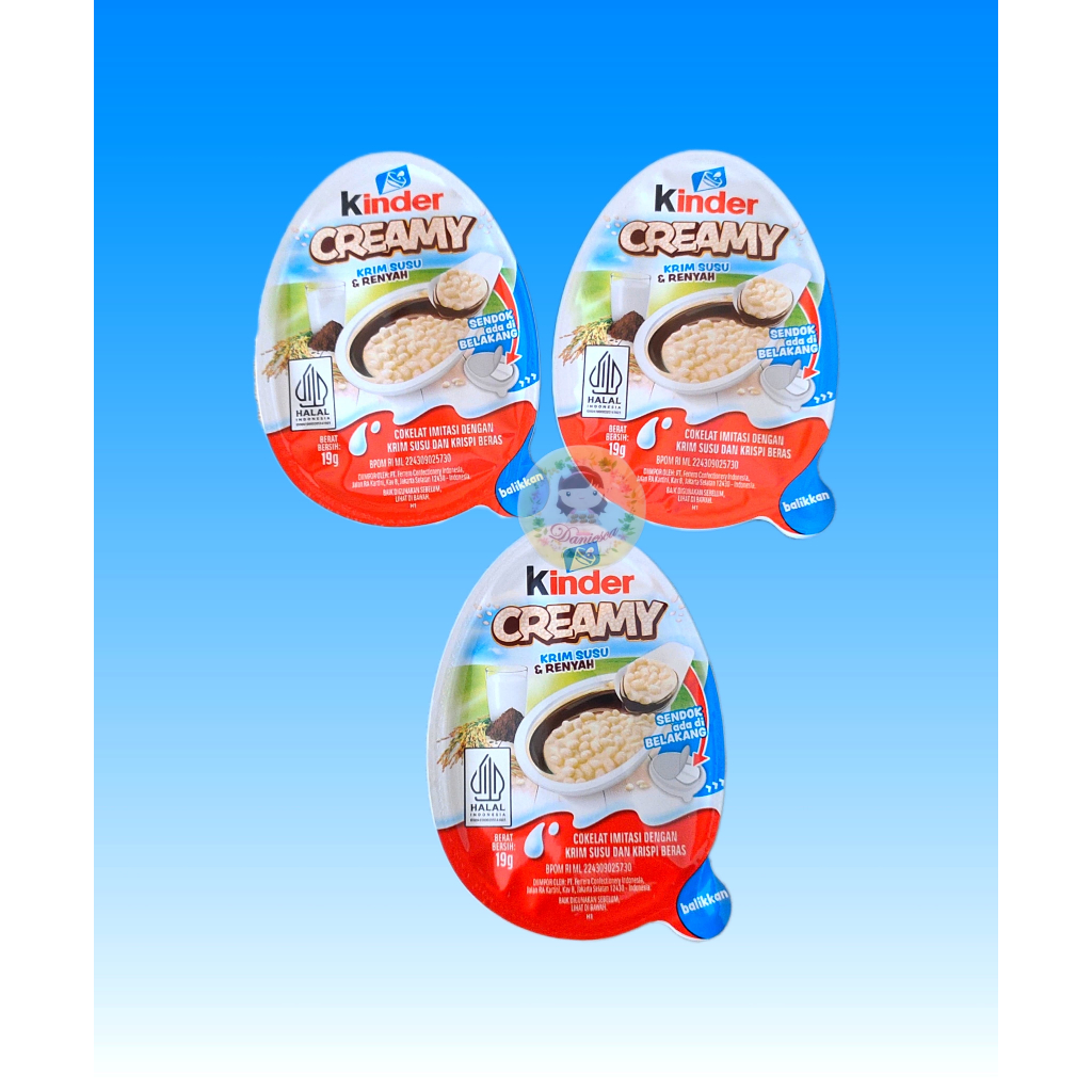 

.Coklat Import | Eceran Kinder Creamy Milky & Crunchy 19 gr ( ds bgr )