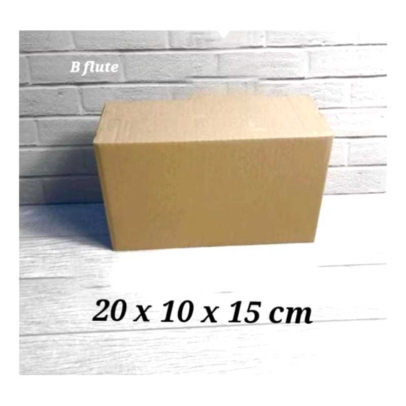 

Kardus Karton Box Ukuran 20x10x15 CM.... ST Single Wall Polos Untuk Packing Souvenir dll