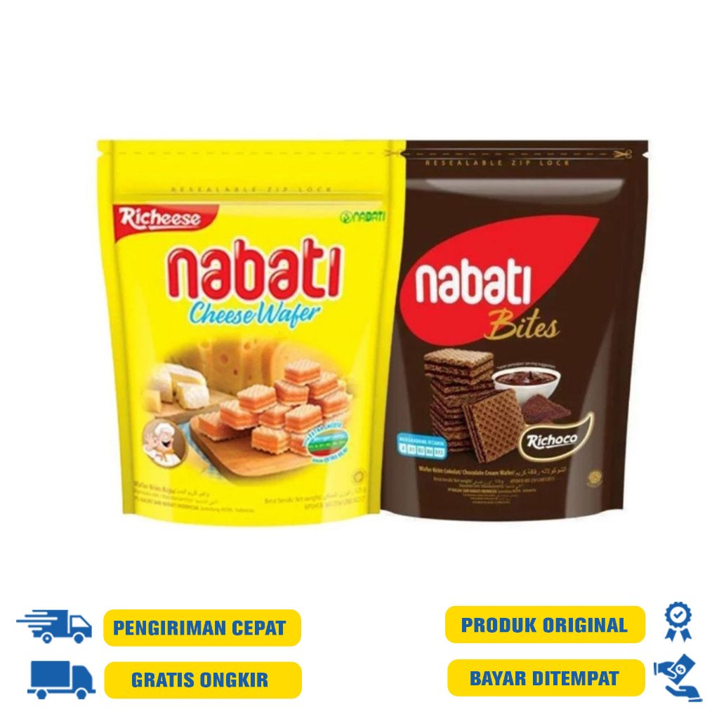 

Nabati Bites Wafer Pouch 112 | 100 Gram - Richoco | Richesse | Coconut