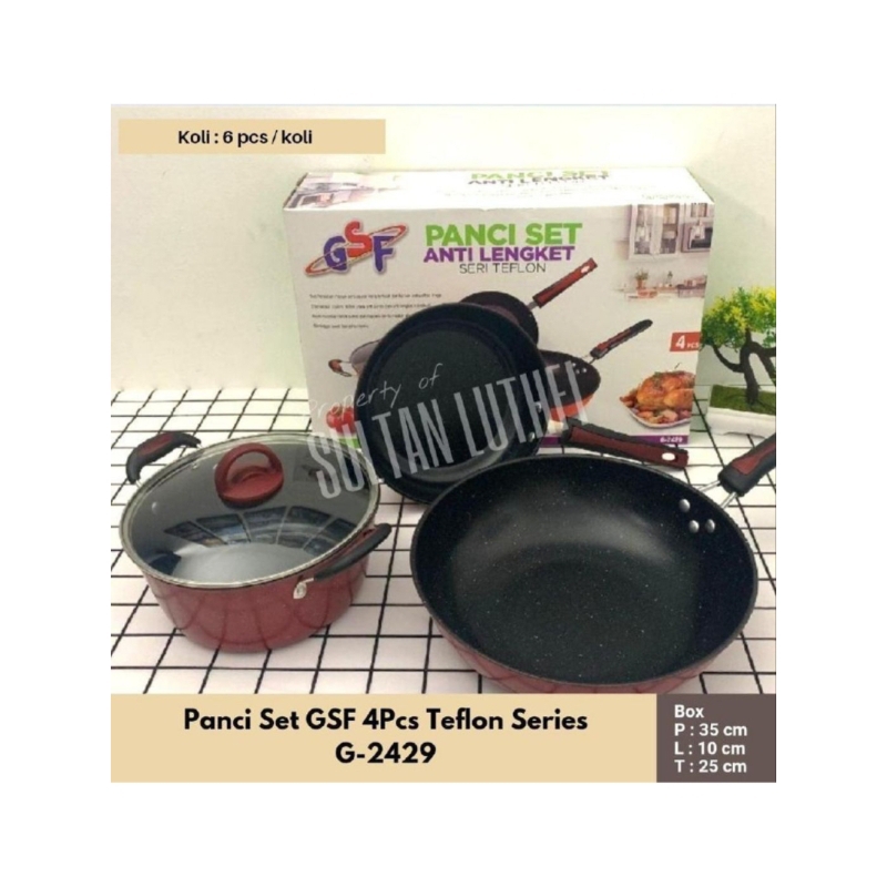 Panci Set Anti Lengket (Seri Teflon)
