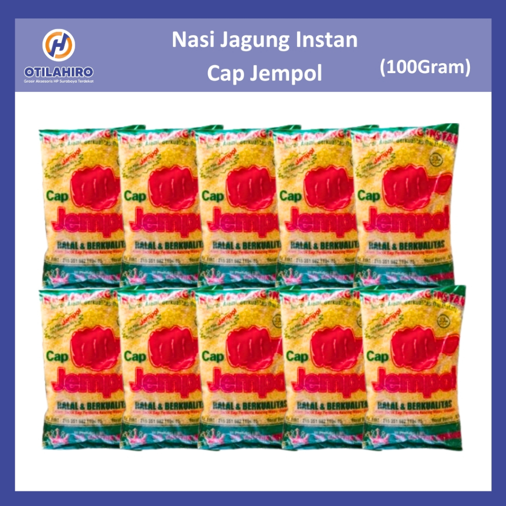 

Beras Jagung JEMPOL 100 GRAM ( isi 10 Bungkus)