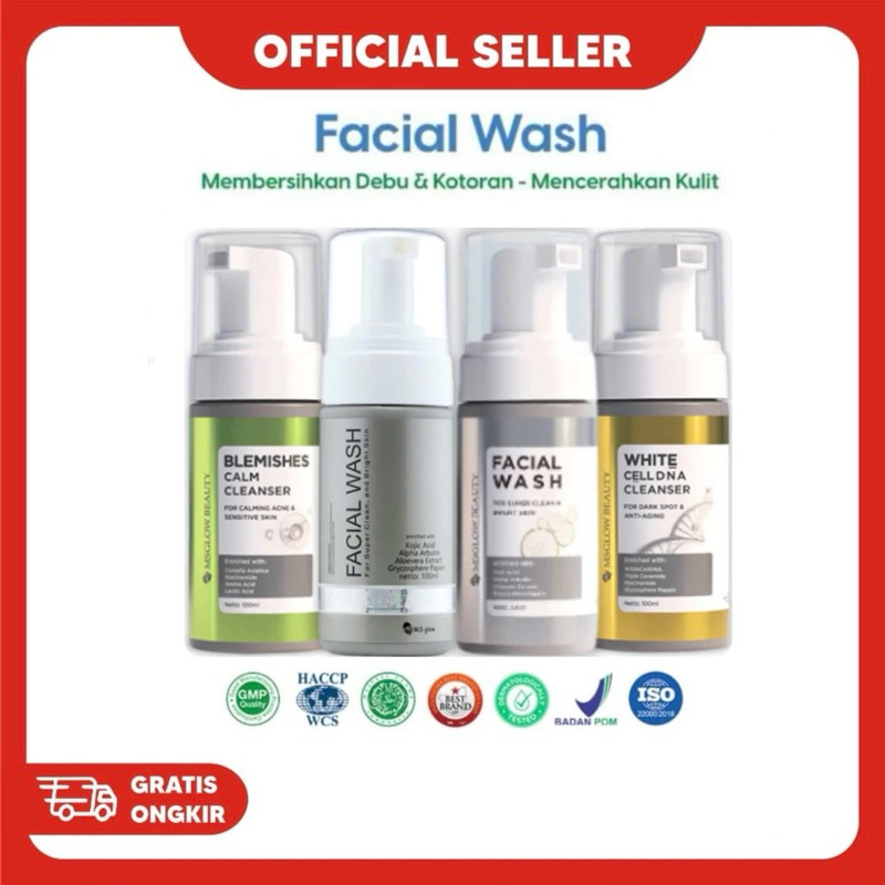 MS GLOW FACIAL WASH MS GLOW FACIAL WASH WHITE CELL DNA MS GLOW FACIAL WASH ACNE BLEMISH MS GLOW FACI