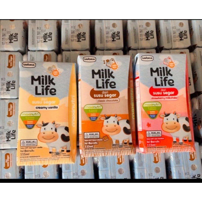 

Milk Life Susu UHT Classic Chocolate 40 x 115 ml dan 45 x115 ml