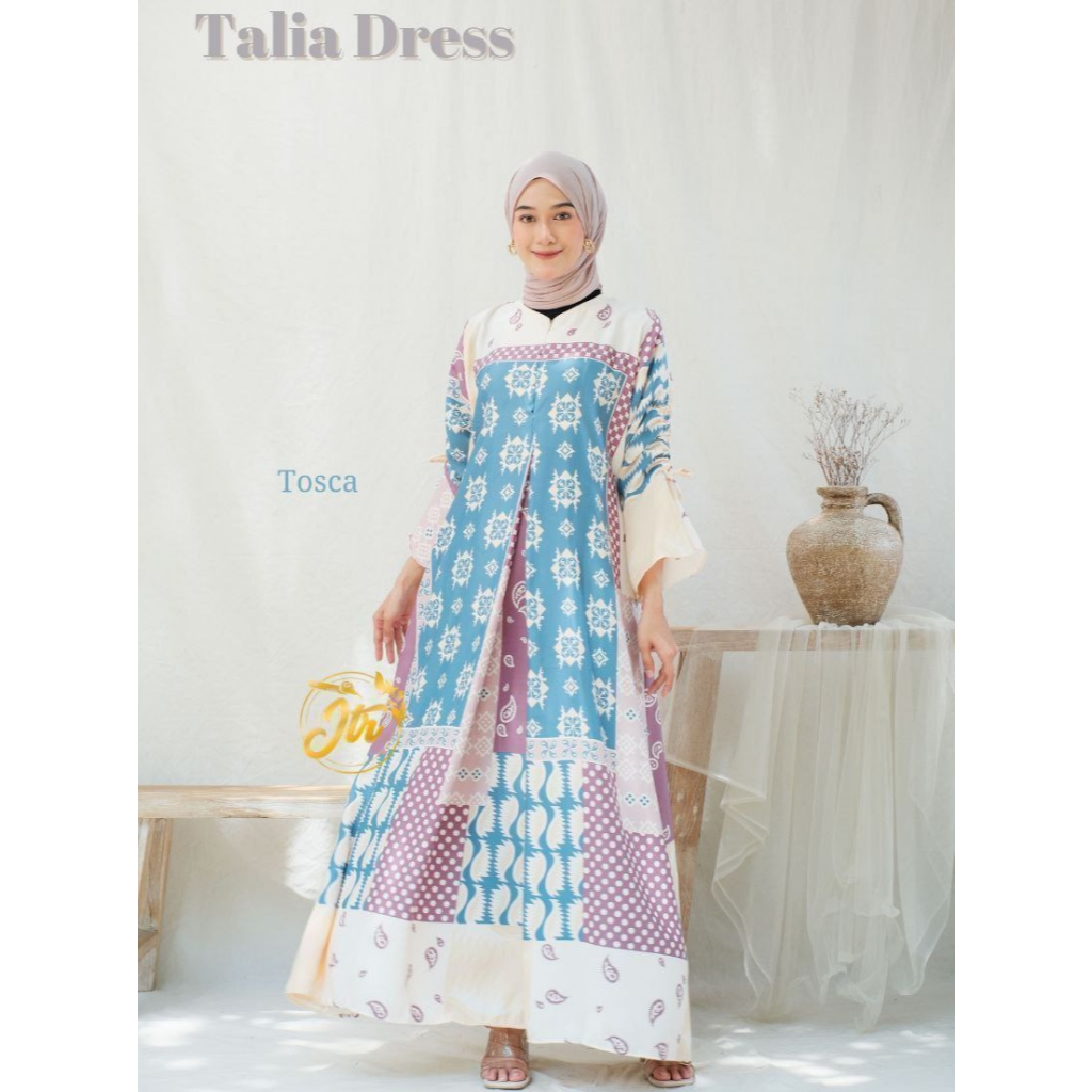 JLANTIR NEW TALIA DRESS MAT DIOR SILK ORIGINAL