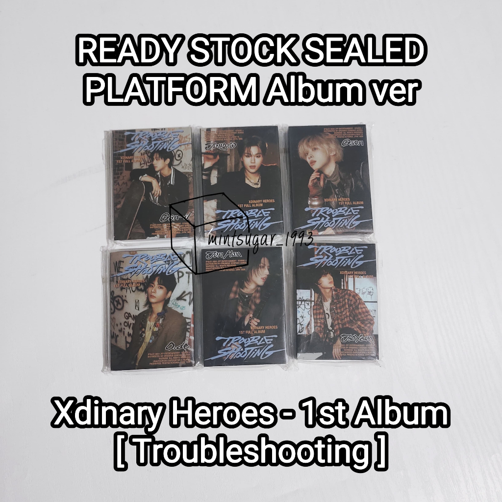 [ LAST STOCK | READY SEALED OFFICIAL ] Xdinary Heroes - 1st Album [ Troubleshooting ] ( PLATFORM ALB