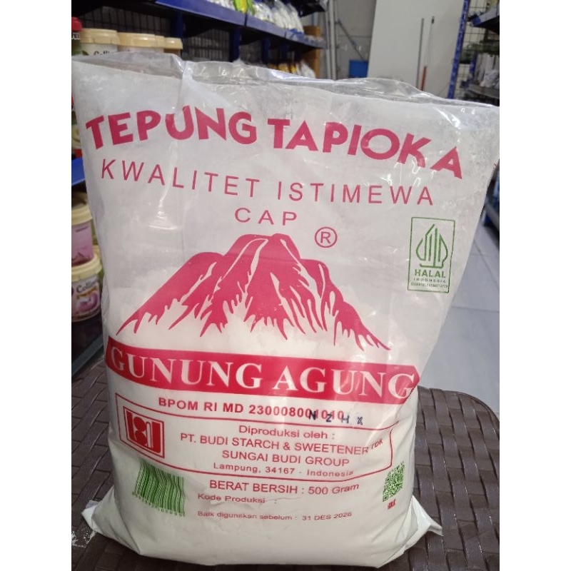 

Tepung Tapioka Gunung Agung 500g