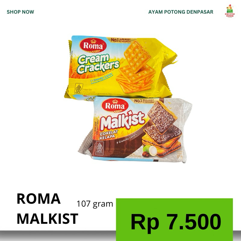 

ROMA MALKIST ALL VARIAN 107gram