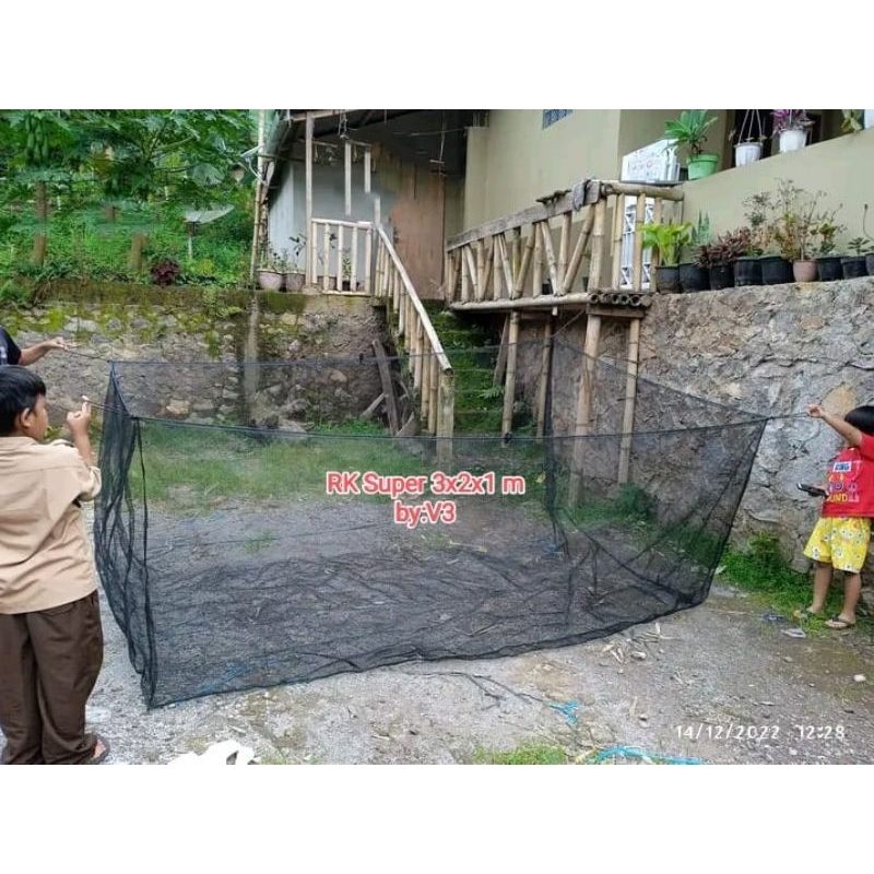 Keramba jaring apung waring RK Premium ukuran 3x2x1,2m