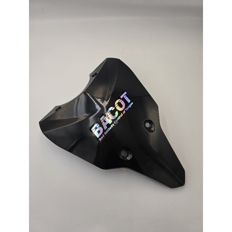 Panel Tameng Dasi Vario KZR Tebeng Bawah Plat Nomer Vario techno 125 Old Hitam +  Cover Tameng Depan