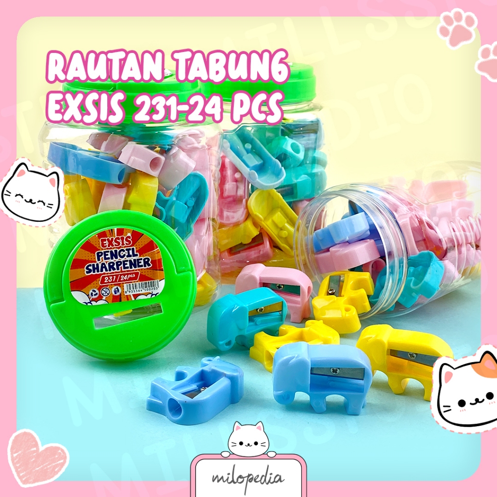 

Rautan Tabung 24pcs Exsis 231 Gajah Mobil