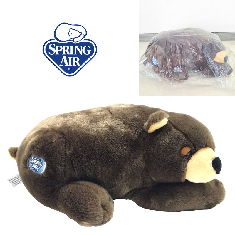 Ori Spring Air Mainan Belajar Edukasi Boneka Bayi Anak Karakter Binatang Hewan Bear Beruang Coklat