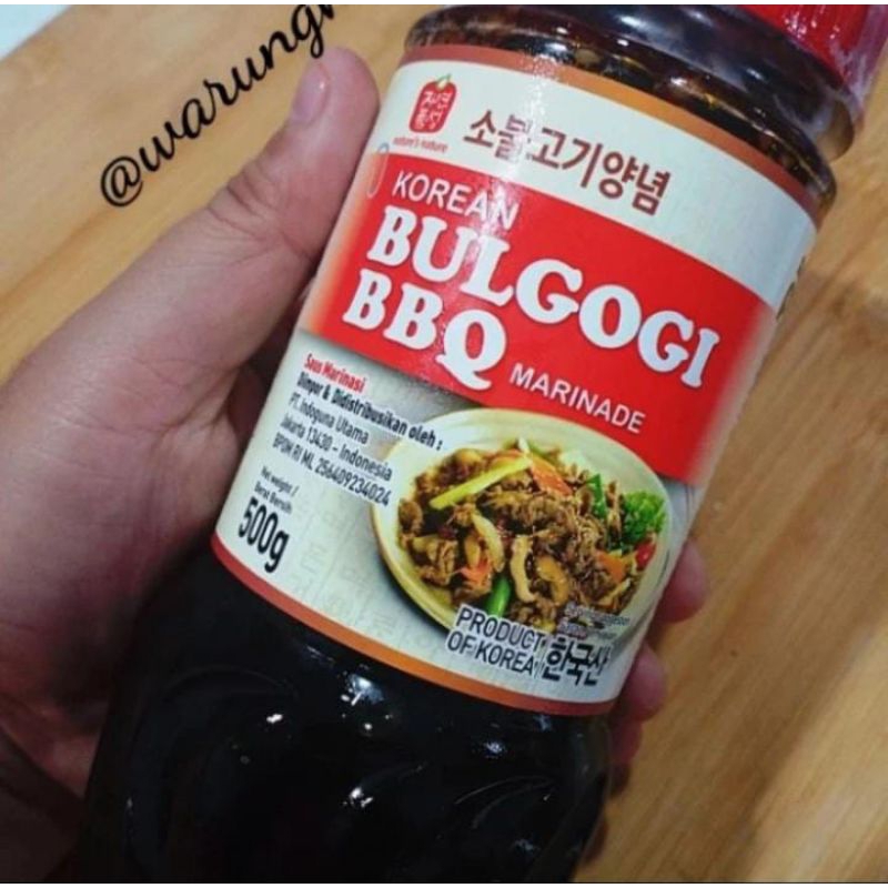 

JINSUNG korean BULGOGI barbeque sauce 500gr