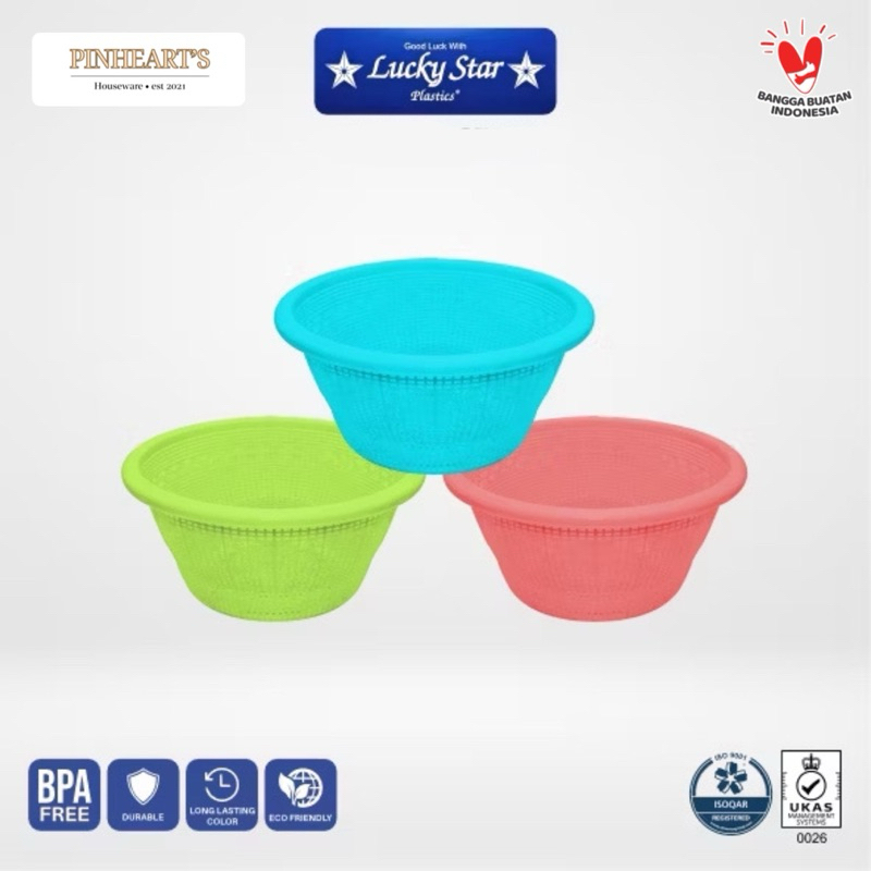 WAKUL CENGKEH NASI PLASTIK LUCKY STAR JUMBO / WAKUL SERBAGUNA PLASTIK LUCKY STAR 526-DX | WAKUL NASI