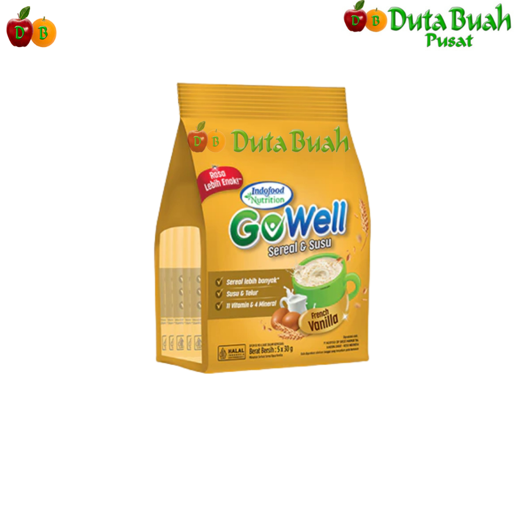 

Duta Buah Gowell Vanilla Isi 5 Sachet 125g