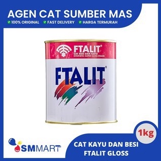 

CAT FTALIT GLOSS CAT KAYU BESI 1KG WARNA HITAM GLOS KODE 582